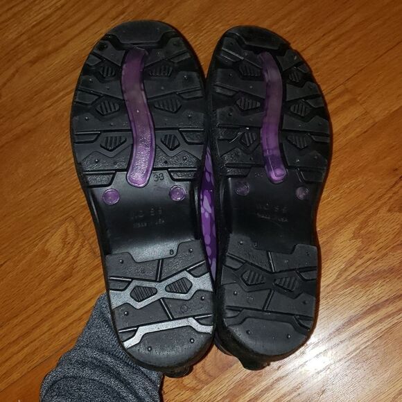 Sloggers purple paw print rain boots - Picture 5 of 6